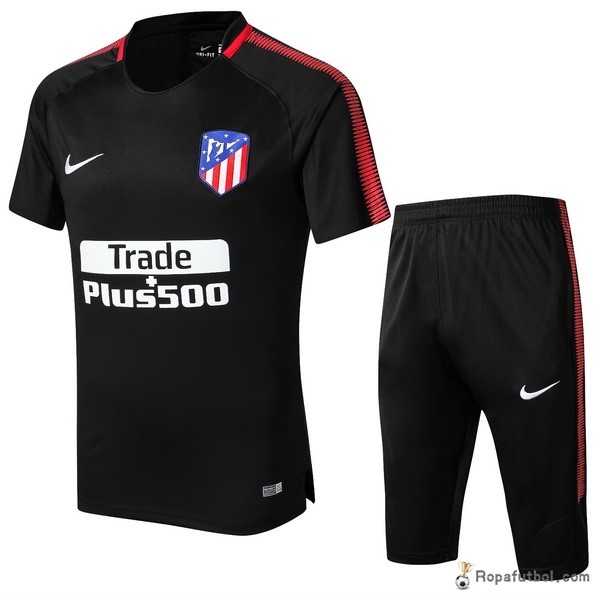 Camiseta Entrenamiento Conjunto Completo Atlético de Madrid 2017/18 Negro